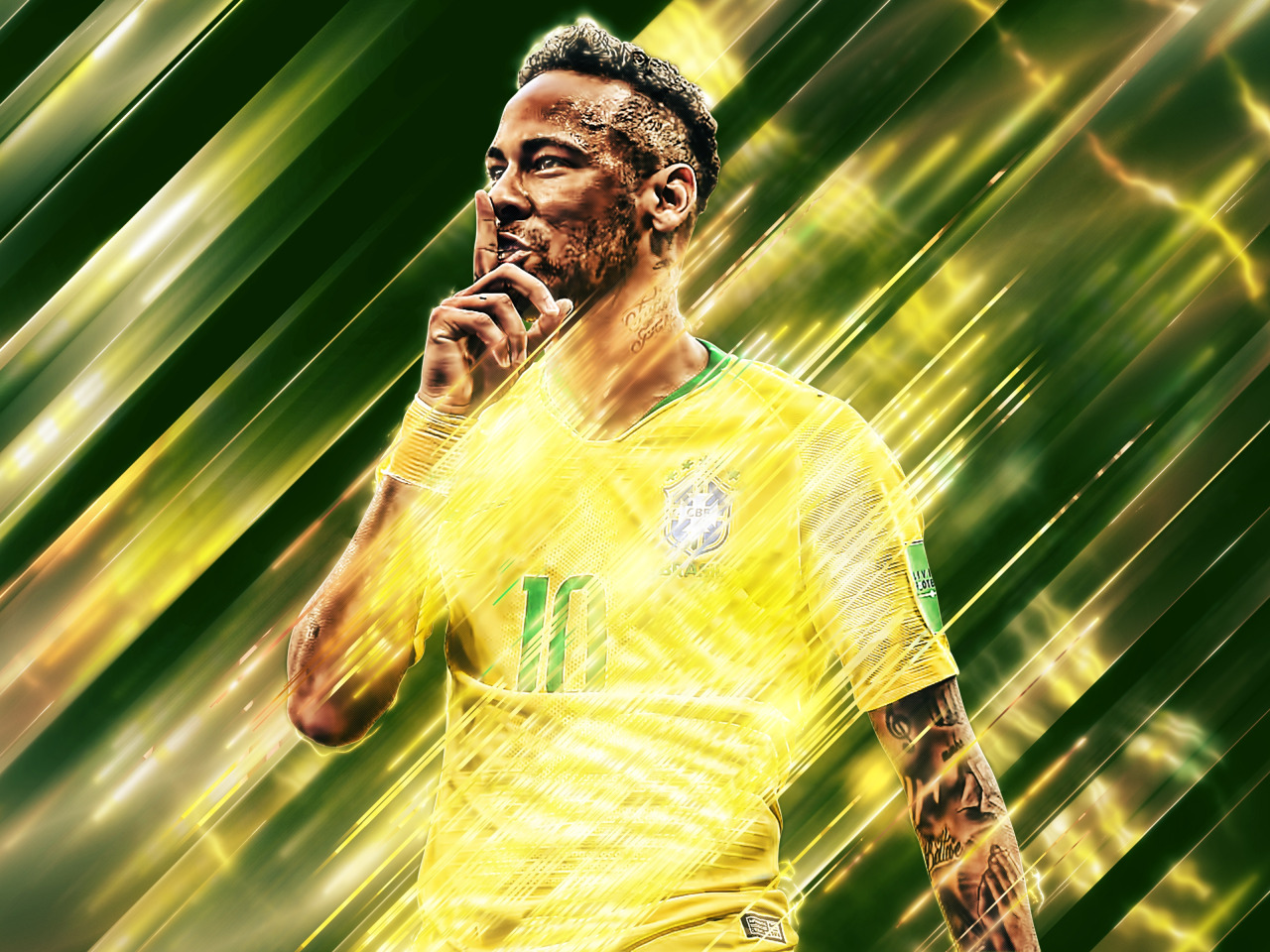 Download wallpaper Football, Brazil, Soccer, Brasil, Barca, Neymar, PSG, Neymar  Jr, Neymar Junior, Saints, section sports in resolution 1280x960
