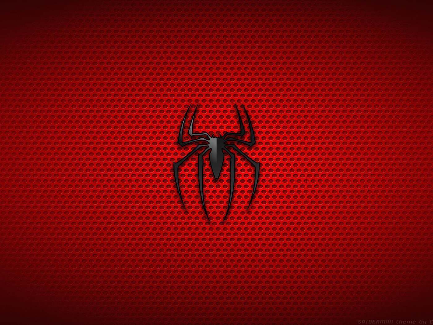 Download wallpaper Logo, Background, Spiderman, section minimalism in  resolution 1400x1050