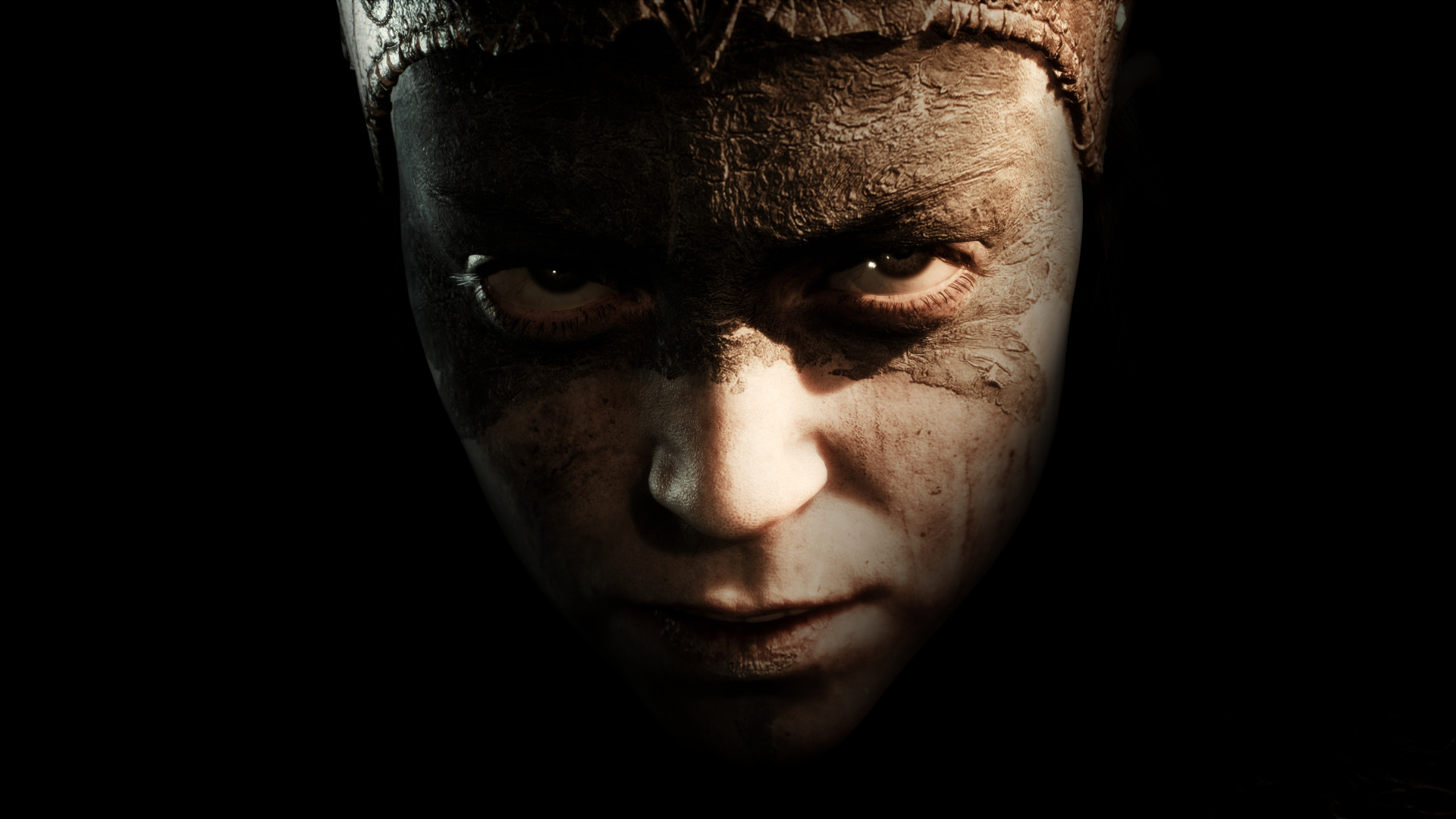 Download wallpaper look, the game, portrait, Hellblade: Senua's Sacrifice,  section games in resolution 1920x1080