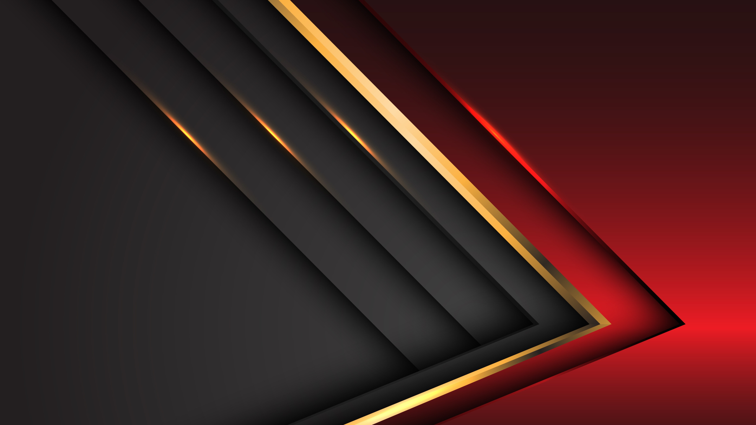 Download wallpaper line, red, grey, background, gold, background, section  abstraction in resolution 2560x1440