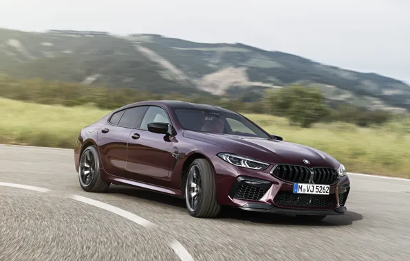 Picture coupe, turn, BMW, 2019, M8, the four-door, M8 Gran Coupe, M8 Competition Gran Coupe, F93