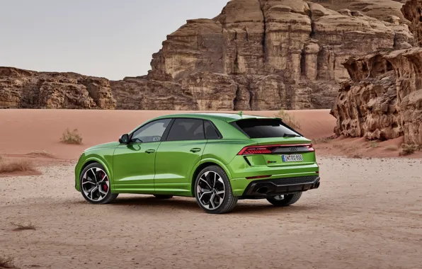 Picture Audi, desert, crossover, 2020, RS Q8