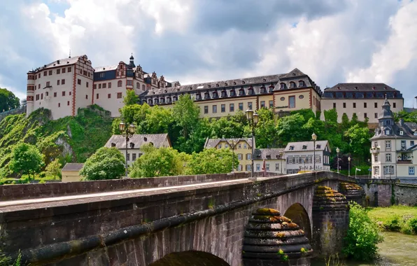 Picture bridge, home, Germany, Germany, Palace, Weilburg Castle, Walborsky Palace, Because castle, Weilburg