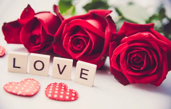 Picture love, heart, roses, red, red, love, heart, flowers, romantic, roses