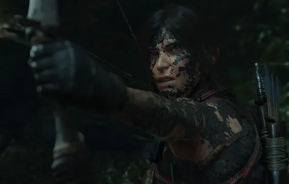 Picture bow, jungle, hunting, shadow of the tomb raider