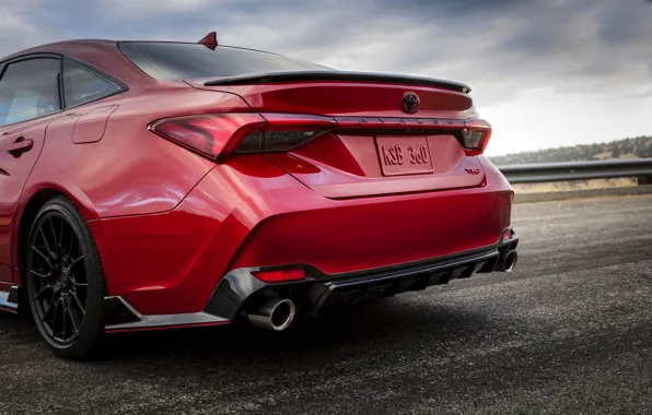 Picture red, Toyota, sedan, Avalon, TRD, feed, 2020