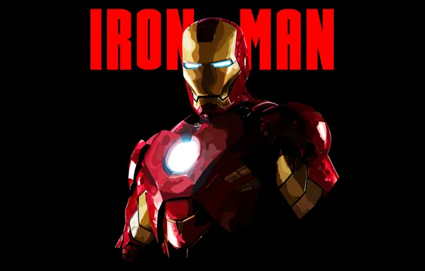 Picture Minimal, Iron Man, Wallpaper, Artwork