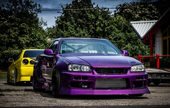 Picture Skyline, Yellow, R34, Violet