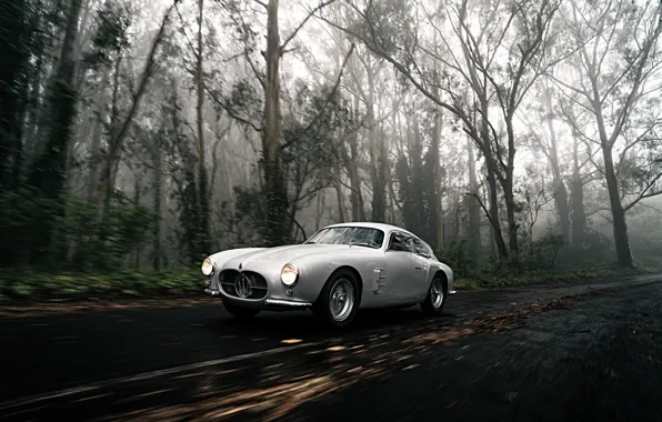 Picture Forest, Classic, Car, 1956, Maserati A6G 2000 Berlinetta