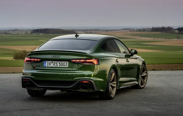 Picture Audi, green, ass, RS 5, 2020, RS5 Sportback