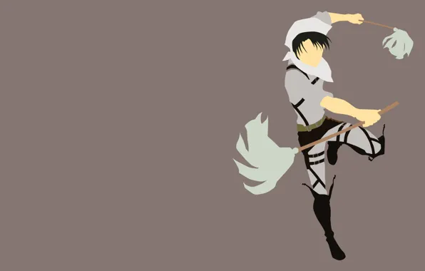 Picture Anime, Shingeki no Kyojin, Attack of the titans, Levi Ackerman, razvedchicy, Cleaning
