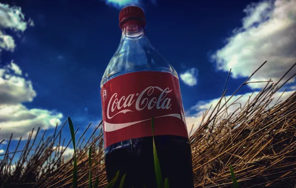 Picture the sky, nature, style, red, coca-cola, different, cola, Coca - Cola