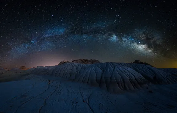Picture mountains, stars, The Milky Way, mountains, stars, Milky Way, Jason Ma