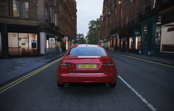 Picture Street, England, Audi RS6, Forza Horizon 4
