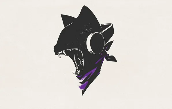 Wallpaper logo, cat, Monstercat images for desktop, section минимализм ...