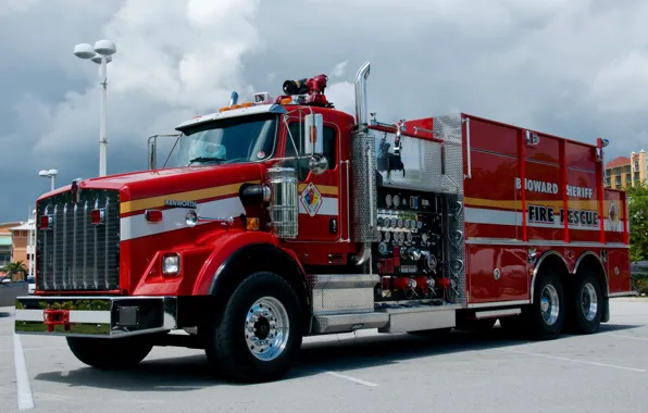 Picture Kenworth, Kenworth, Fire truck, Special vehicle