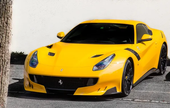 Picture Ferrari, yellow, F12, TDF