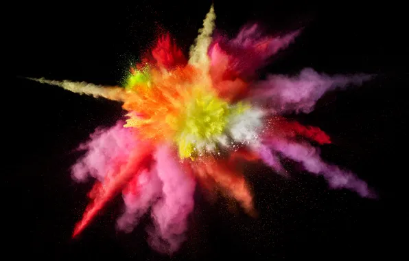 Picture Apple, Mac os, macOS, Color Burst, 5K, An explosion of color