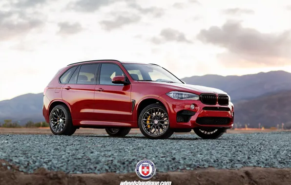 Picture BMW, Red, X5M, HRE, X5 M