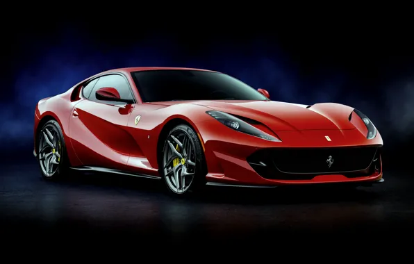 Picture red, Ferrari, Superfast, 812