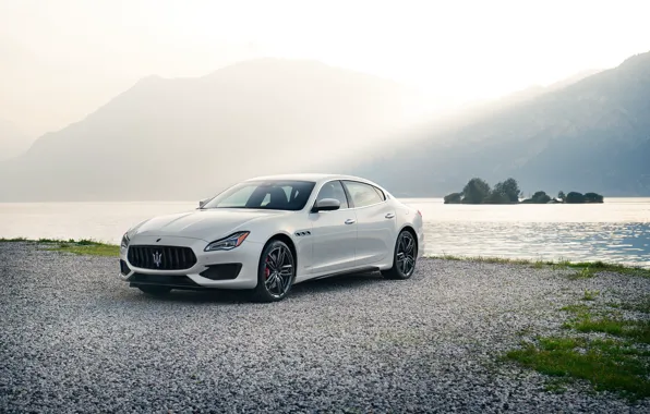Picture auto, white, Maserati, Quattroporte, metallic, GTS, 2019, GranSport