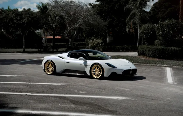 Picture Maserati, White, Parking, MC20