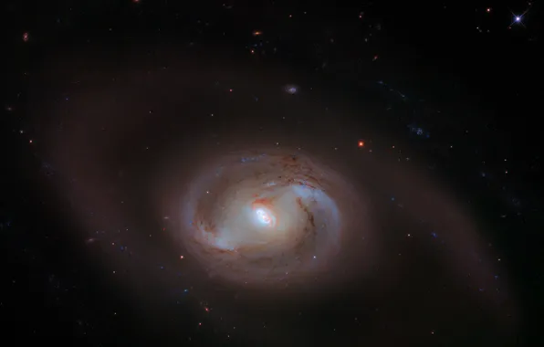 Picture space, - , PGC 19688, MK 620, spiral galaxy with a jumper, the inner ring, …