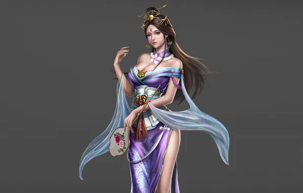 Picture Girl, Beautiful, Art, Style, Queen, Fiction, Characters, Dress, Figure, Three Kingdoms, An Hua