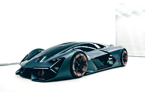 Picture background, Lamborghini, the room, 2017, The Third Millennium Concept, not dark