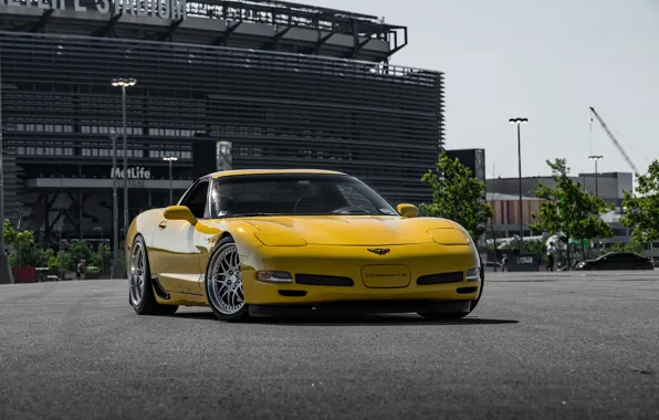 Picture Z06, Corvette, Chevrolet, Hybrid, Forged, Series, Yellow, Wheels, CCW, HS016