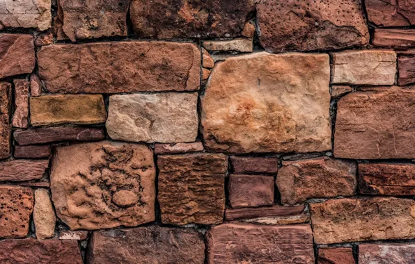 Picture stones, background, wall