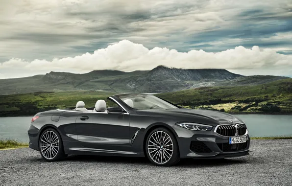 Picture clouds, BMW, Parking, convertible, xDrive, G14, 8-series, 2019, Eight, M850i Convertible