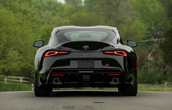 Picture black, coupe, ass, Toyota, Supra, the fifth generation, mk5, double, 2020, 2019, GR Above, A90, …
