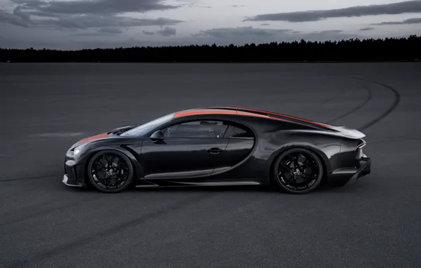 Picture asphalt, Bugatti, hypercar, Chiron, Super Sport 300+