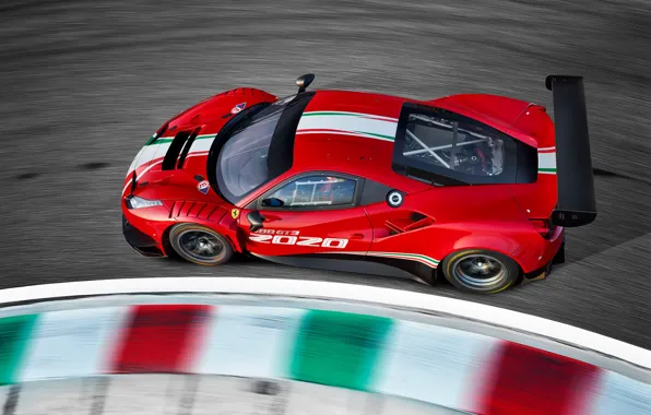 Picture Ferrari, track, Evo, GT3, 488, Ferrari 488