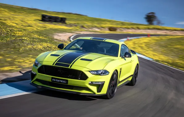 Picture speed, Mustang, Ford, racing track, AU-Spec, R-Spec, 2019, Australia version