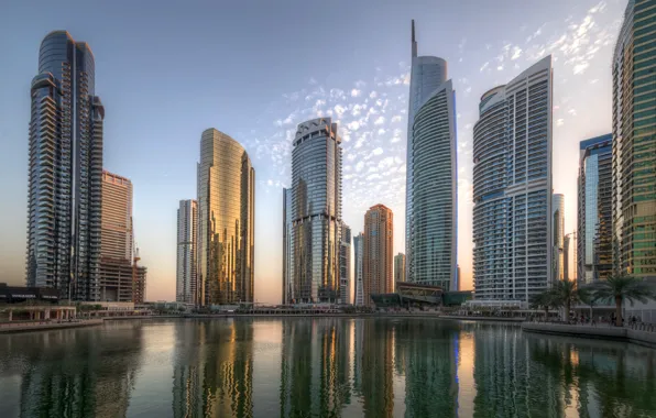 Picture Dubai, skyscrapers, UAE, Jumeirah Lakes Towers