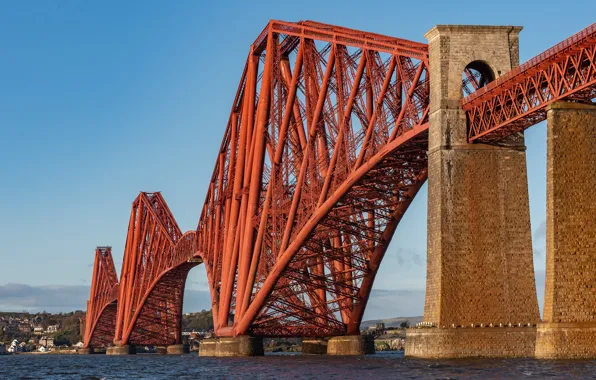 Picture bridge, Scotland, Bay, Scotland, Forth Bridge, Fort Bridge, The Bay of the Firth of Fort, …
