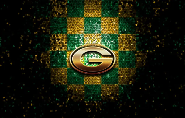 Wallpaper Sport Logo Nfl Glitter Checd Green Bay Packers Images For Desktop Section спорт - Green Bay Wallpaper Images