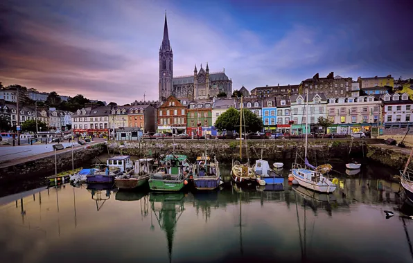 Picture Marina, boats, Ireland, Cork