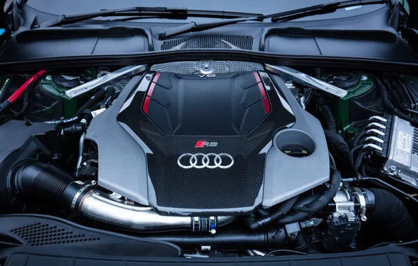 Picture Audi, engine, RS5, Coupe, 2018, RS 5