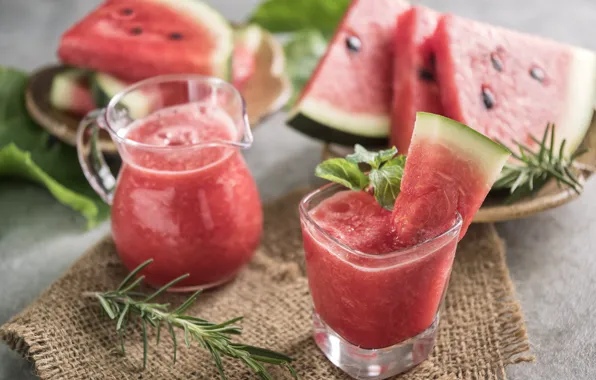 Picture watermelon, Cocktail, slice