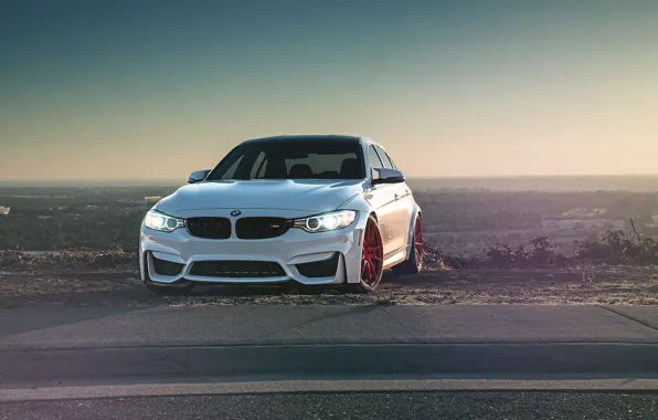 Picture BMW, Sunset, Wheels, F80