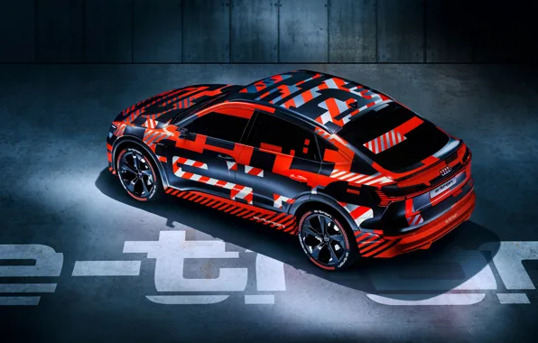 Picture Audi, Audi, the concept, crossover, electric, 2019, Audi e-tron Sportback prototype