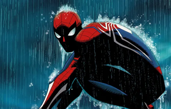 Picture Rain, Marvel, Comics, Peter Parker, Spider Man