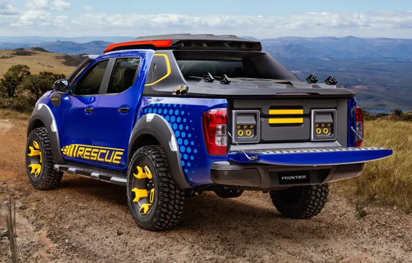 Picture Concept, Nissan, rear view, pickup, 2018, Sentinel, Frontier