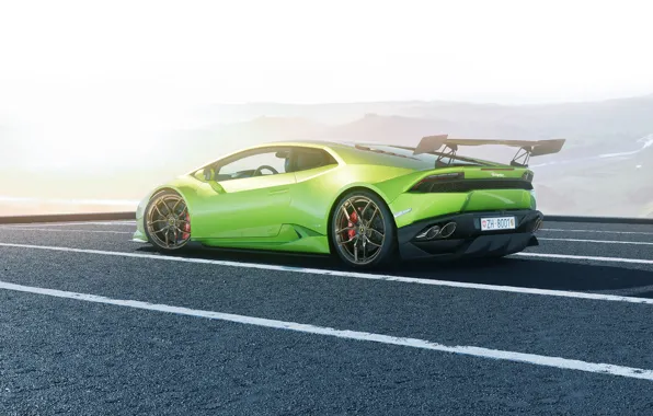 Picture Lamborghini, Green, Supercar, Huracan, LP610-4