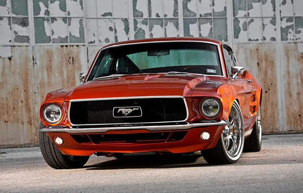 Picture Muscle, Ford Mustang, Classic, Fastback, Widebody, Vehicle