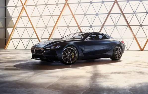 Picture light, coupe, BMW, the room, 2017, 8-Series Concept
