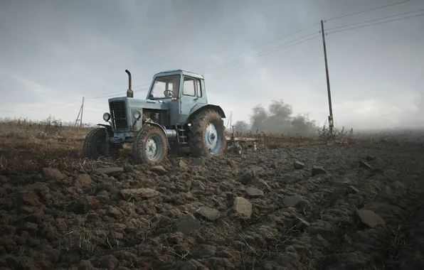 Picture tractor, Belarus, Belarus